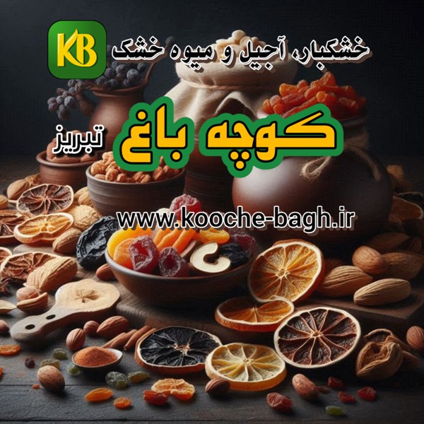 کوچه باغ تبریز برند خشکبار، آجیل و میوه خشک/ عمده فروشی